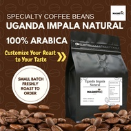 100% Arabica Coffee Beans Uganda Impala Natural | Custom Slow Roast On Demand | Whole Bean 200g 500g