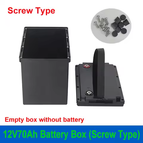 12V 70Ah Battery Case With Screws 12V70Ah Empty Box 12.8V 70Ah 80Ah 24V 48V LiFePO4 18650 32650 3270