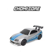 ✨1:64 Scale Toyota Supra Grey Lighting AWD RC Drift Car XQ Vehicle Models Miniature Diecast Cars Toy