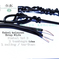 33meter KABEL TELEPON / KABEL SUPREME / KABEL OUTDOOR / KABEL TLPN / KABEL DROP WIRE / KABEL TEMBAGA