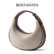 BOSTANTEN Suede Moon Bag กระเป๋าถือผู้หญิง กระเป๋าแฟชั่นสุดประณีต อเนกประสงค์
