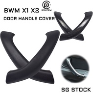 {SG Seller} BMW Door Handle Cover BMW X1 Door Handle Cover Compatible BMW Accessories X1 X2 (Black/B