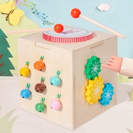Kids Toys Five-in-One Music Box Toys Wooden Educational Music Toys