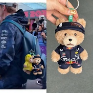 15cm Baby Clothes Ted2 Teddy Bear Clothes Handsome Cool Plush Pendant Baby Clothes F1 Red Bull Hat R