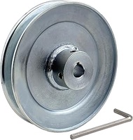 Saelno AB500-1/2 Single Groove Web Sheaves, v Belt Pulley 5" OD 1/2" bore,Motor Pulley Carbon Steel 