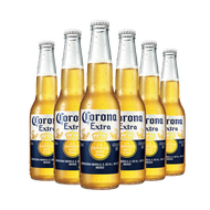 科罗娜（CORONA） 墨西哥风味啤酒 科罗娜啤酒 330ml*6瓶装