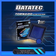 กรองอากาศผ้า Datatec Tornado รุ่น Honda City/Jazz Ge ปี 2008-2013/Brio/Mobilio/Freed แผ่นกรองอากาศ ไส้กรองอากาศ กรองอากาศรถยนต์ สามารถล้างนำกลับมาใช้ใหม่ได้