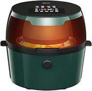 Electric Air Fryer 8L Large Capacity Fryers Without Oil Air Fryer (Color : Green, Size : 350 * 370 * 295mm) Commemoration Day Stabilize