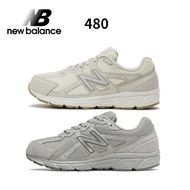 New Balance 480 black gray milk tea khachi mesh women running shoes W480 leisure sports casual mesh shoes training