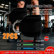 Adjustable Padded Ankle Wrist Cuffs Padded Straps D-Ring Glute Kickback for Cable Machine, Ideal for