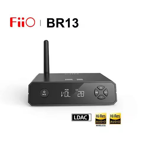 FiiO BR13 Hi-Res Audio Bluetooth 5.1 Receiver Headphone Amplifier support 7 Bluetooth Modes LDAC for