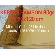 Samson Brown Paper 80g Size 90x120 cm Wrapping Paper Sewing Pattern Paper/ Decorative Paper/