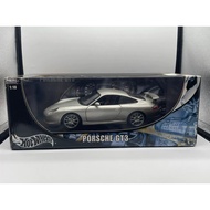 [Ready Stock] 1/18 Hot Wheels Porsche 911 996 GT3 Out-of-Print Car Model, Year-Old Long, Dog Leg Doo