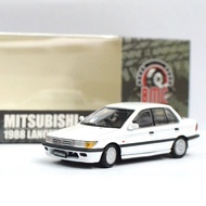 BM CREATIONS 1/64 64B0174 MITSUBISHI 1988 LANCER GTI WHITE WITH ACCESSORIES