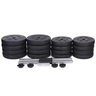 Kecergasan Rumah 10-50KG Dumbbell 7 Spesifikasi Dumbbell Bersalut Getah dengan Set Sambungan Barbel