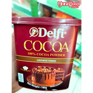 DELFI Cocoa 100% Cocoa Powder Unsweetened For Baking 180g