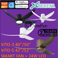 [Smart Hugger DC Fan] Bestar VITO-3/ VITO-5 DC Ceiling Fan/ Dimmable LED light/ Smart Apps Control
