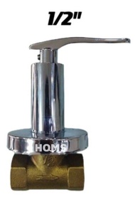 DOE Premium Brass 1/2 Stopcock Quarter Full Turn Water Stop Cock 3/4 Shower Valve HOMS