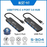 USB HUB Type C 4 Port 3.0 - Type C to USB HUB 3.0 4 Port - USB 3.0 - TYPE C USB