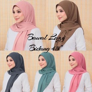 🔥 NEW COLOUR🔥 BAWAL LAZY AWNING MOSSCREPE PLAIN BIDANG 45 IRONLESS TUDUNG MUDAH DIBENTUK AWNING LEMB