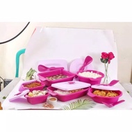 - Aquamarine Prasmanan Serving Set | Kotak Piknik 6 Set