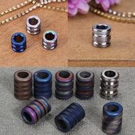 Hot Ropes Lanyard Cylindrical Paracord Rope Pendant TC4 Beads Camping EDC Gadgets