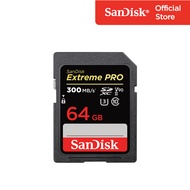 SanDisk Extreme Pro SDXC, SDXDK 64GB, V90, U3, C10, UHS-II, 300MB/s R, 260MB/s W, 4x6, Lifetime Limited