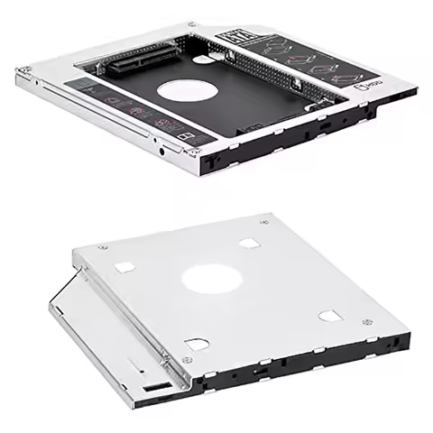 9.5mm Aluminum Hard Drive Bay SSD Bracket SATA 3.0 Second HDD 2.5" 2TB SSD Enclosure HDD Laptop CD/D