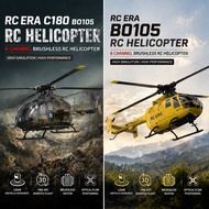 RC ERA C180 dual brushless BO-105 model helicopter one-button reverse flight optical flow positionin