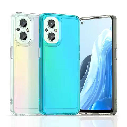 Shockproof Candy Silicone Bumper Phone Case for OnePlus Nord N20 5G OPPO A96 5G Reno7 Z 5G Reno7 Lit