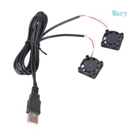 Mary Quiet 29DBA 2507 Two Fan System 5V Voltage Cooling For Compactly Space Projects Servers Ventila