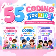 55 SHEETS OF LEARNING ACTIVITIES FOR KIDS MATHEMATICS ENGLISH ETC. FULL COLOR WIN