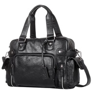 LR กระเป๋าเอกสาร สำหรับสุภาพบุรุษ รุ่น MBF-3001 (M7-011) สีดำ พร้อมหูหิ้ว สายสะพาย จากร้าน Lady Rewa