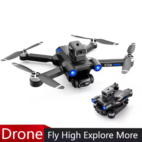 S136 Drone 4K HD Dual Camera Professional 360°Obstacle Avoidance Brushless 5G Aerial Photography GPS