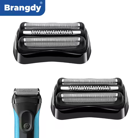 Brangdy 21B S3 Wet and Dry Replacement Heads for All Braun Series 3 3040s 300s 310s 320s 360s 3010s 