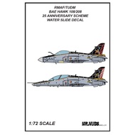 1:72 Scale TUDM/RMAF Bae Hawk Anniversary Decal