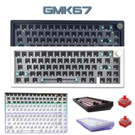 【Worth-Buy】 Gmk67 Mechanical Keyboard Rgb Backlit Hot Swappable Switch Type-C Bluetooth 2.4g Wireless 3 Mode Customized Keyboard Gasket Kit