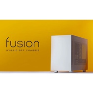 Tecware Fusion Hybrid SFF Steel MATX Case - Grey/ White