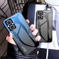 Case OPPO Reno7Z 5G เคสกระจกสองสี เคสเงาไล่สี ขอบนิ่ม TPU CASE เคสโทรศัพท์ Oppo Reno 7Z 5g สีกระจกเทมเปอร์ปลอกแก้วฝาหลังกันชน