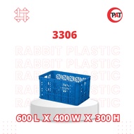 72 Liter Rabbit 3306 Large Plastic Container Box 40 x 60 x 30 cm Storage Box Multipurpose Storage Bo