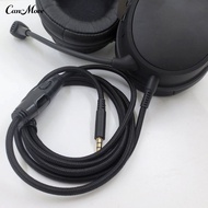 Audio Cord Noise Reduction Lossless Anti-winding 35mm Male to Male Headphone Driver-free Audio AUX Cable for Kingston HyperX Cloud Mix/HyperX Cloud Alpha