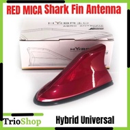 Red Mica SHARK FIN Aero Hybrid Universal Functional Antenna FM/AM Booster Signal