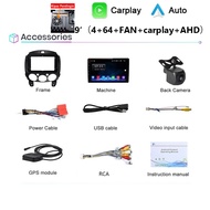 9 นิ้ว 2din วิทยุติดรถยนต์ Android 13 เหมาะสำหรับ Mazda2 2007 2008 2009 2010 2011 2012 2013 GPS นำทา