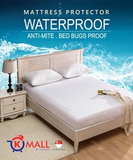 Waterproof Bedsheet / Waterproof Mattress Protector / Single Queen Size Bed Sheet Protective Cover
