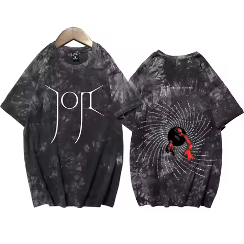 Joji Solaris Tour 2026 Tie Dye T-shirt Man Woman Harajuku O-neck Casual Shirt Tops
