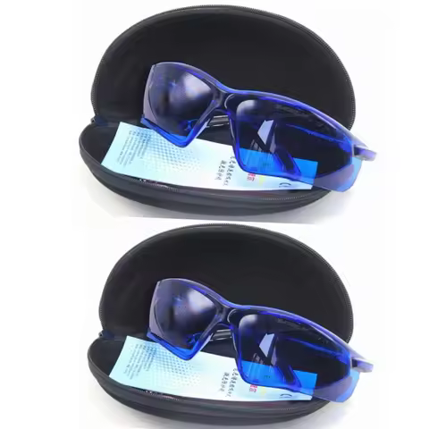 2Pairs of Red Laser Safety Glasses EP-11-7 Laser Protective Glasses 190nm-400nm & 580nm-760nm 650nm 