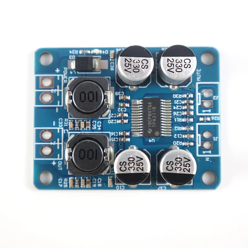 TPA3118 60W Mono Class D Audio Amp Board Digital Power Module DC 8-24V for Subwoofer Car Audio DIY S