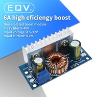 1Pcs DC-DC Boost Converter Non-Isolated Step-Up โมดูลแหล่งจ่ายไฟพร้อมระบายความร้อนปรับ4.5V-32V ถึง5-42V 6A