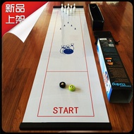 เกมที่โต๊ะ Ice Curling Arc Ball Indoor Table Game Family Children Toy Bowling Table Game Convenientl