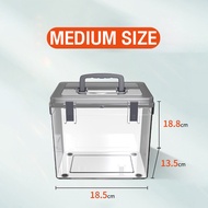 Kotak Tahan Lembab Kamera Digital Dry Box Kamera 3 in 1 Set Free Silica Gel dan higrometer kualitas
